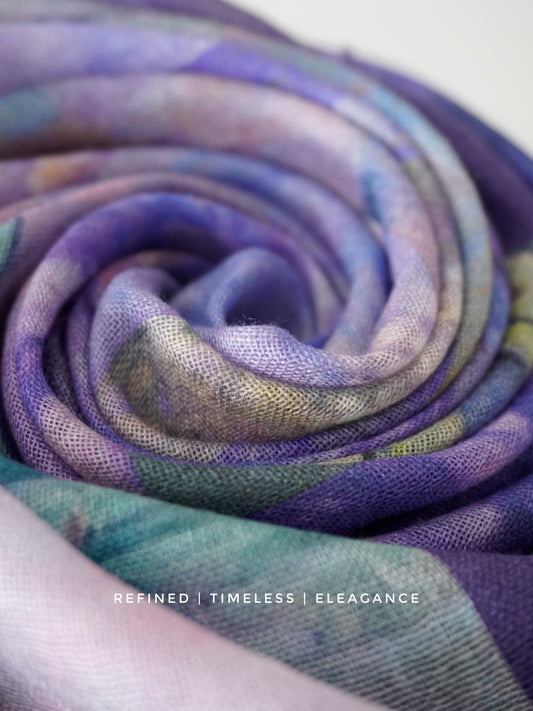 水影流年 シルクカシミヤストール|Timeless Flow Silk Cashmere Blend Scarf