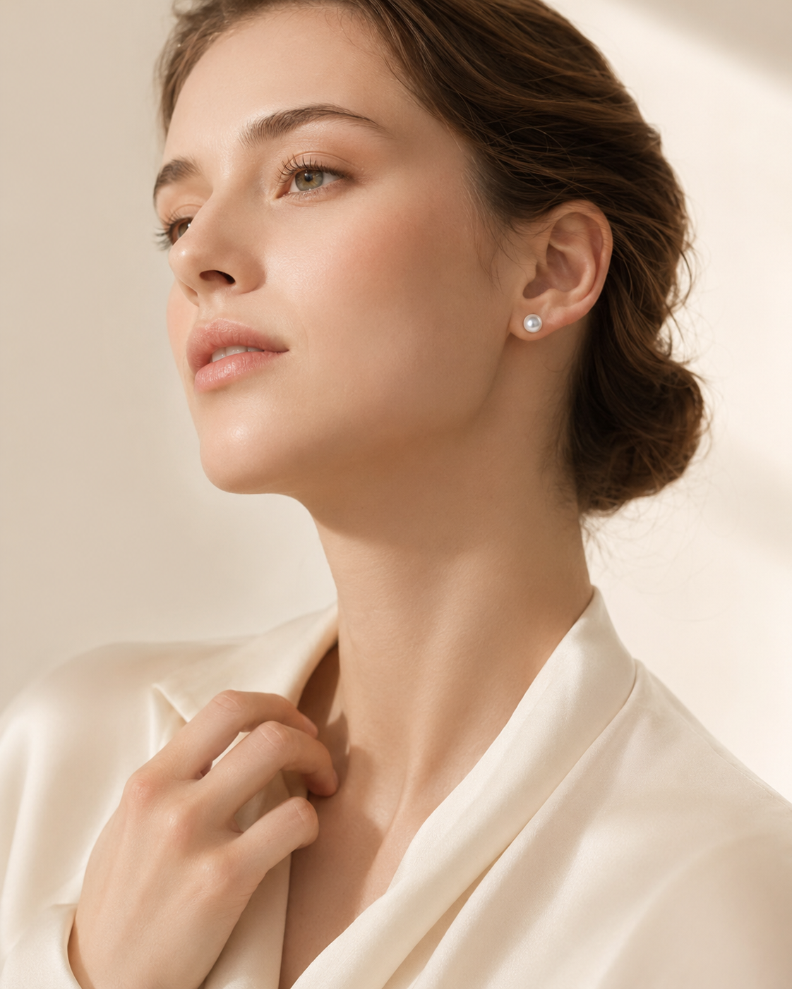 AKOYA PEARL STUD EARRINGS