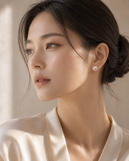 AKOYA PEARL STUD EARRINGS