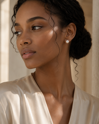 AKOYA PEARL STUD EARRINGS