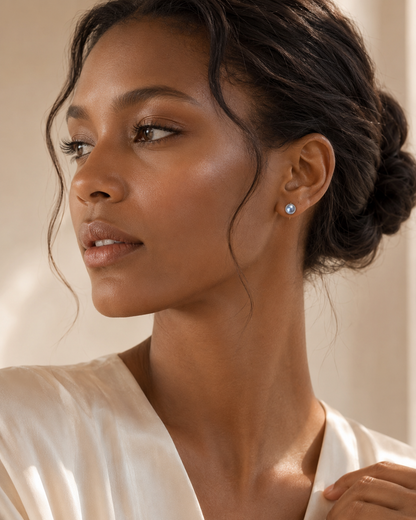 AKOYA PEARL STUD EARRINGS