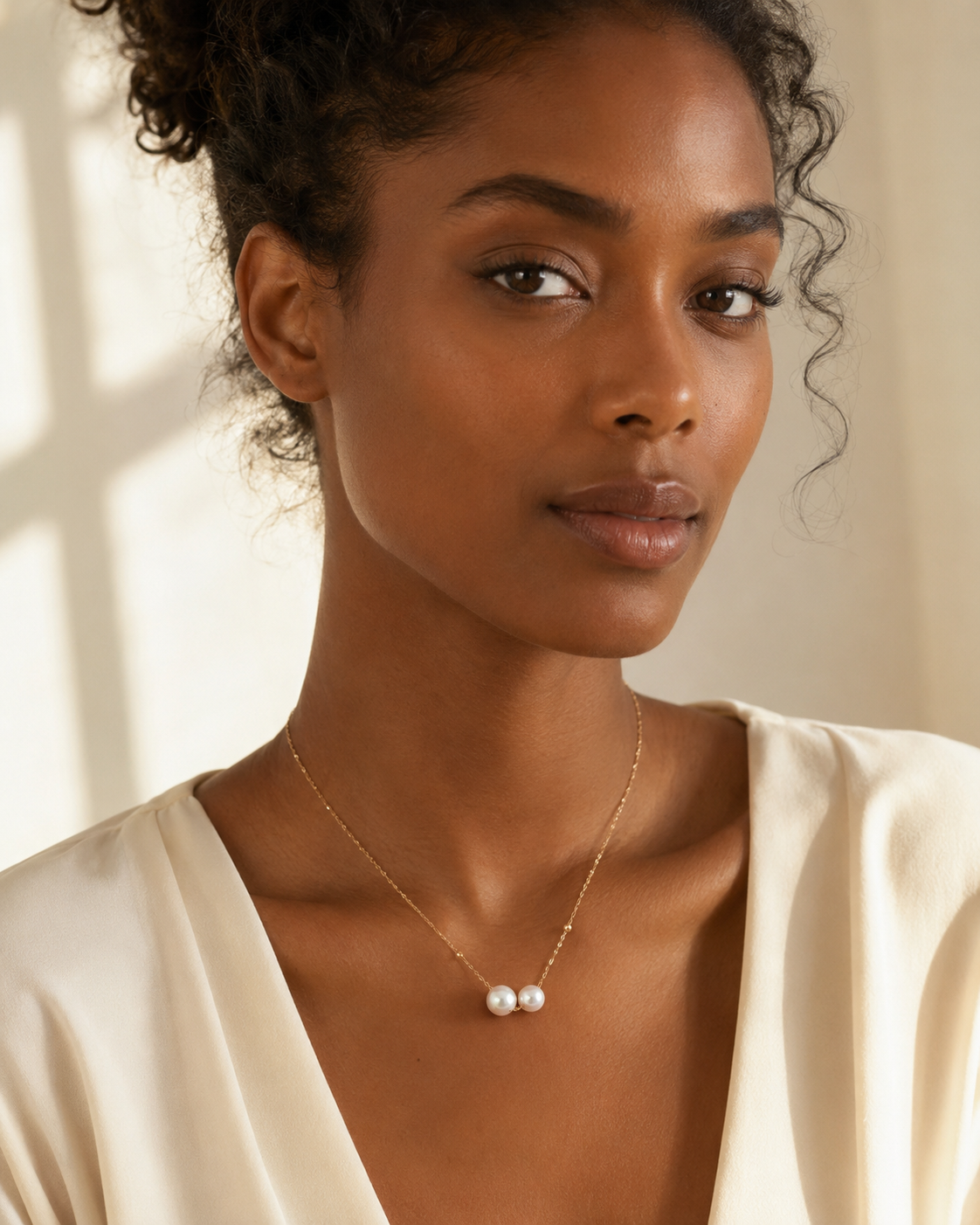 Double Akoya Pearl Necklace