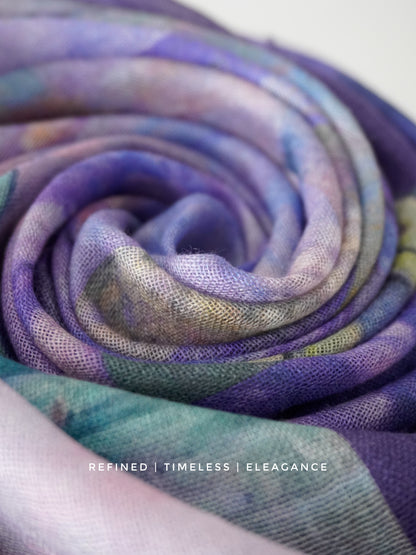 水影流年 シルクカシミヤストール｜Timeless Flow Silk Cashmere Blend Scarf