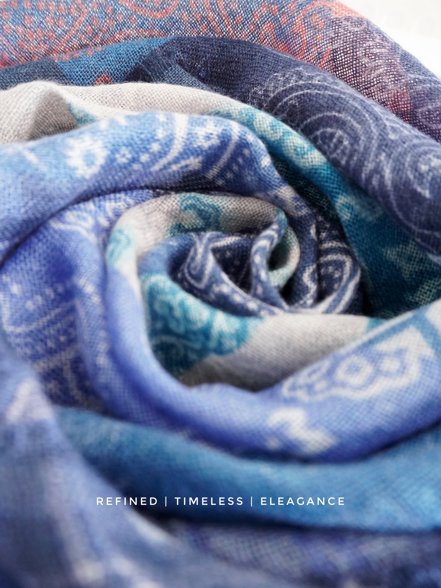 水影流年 シルクカシミヤストール｜Timeless Flow Silk Cashmere Blend Scarf