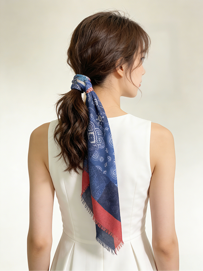 水影流年 シルクカシミヤストール｜Timeless Flow Silk Cashmere Blend Scarf