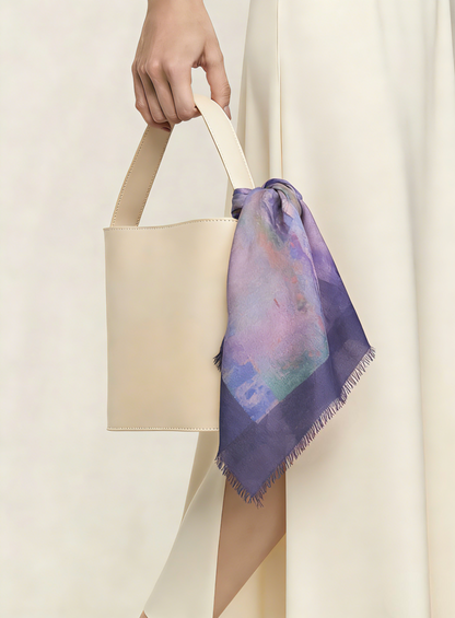 水影流年 シルクカシミヤストール｜Timeless Flow Silk Cashmere Blend Scarf