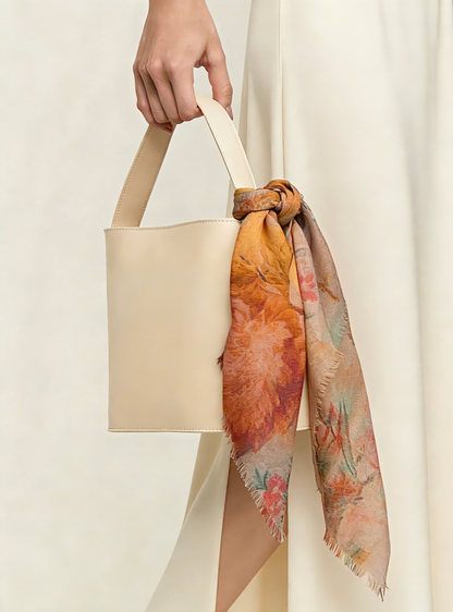 水影流年 シルクカシミヤストール｜Timeless Flow Silk Cashmere Blend Scarf