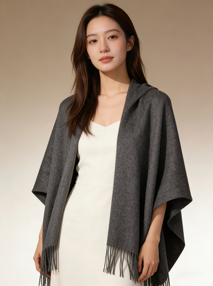 Plain lambswool shawl/scarf プレーンラムウールショール/スカーフ